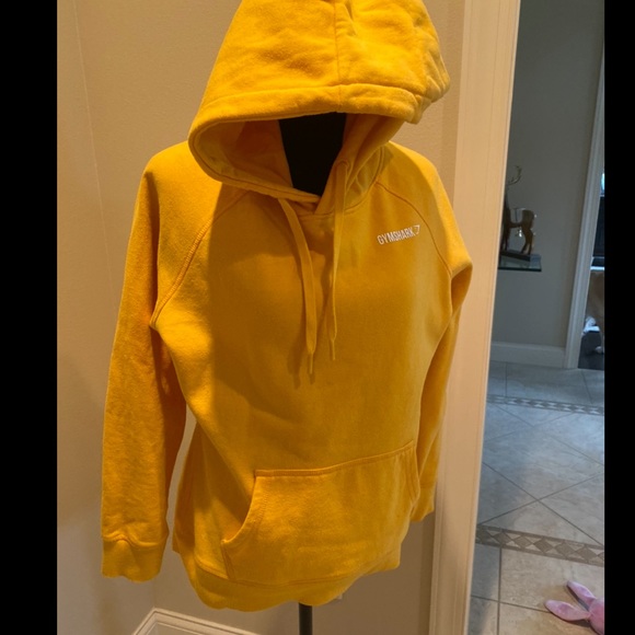 yellow gymshark hoodie